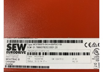 Buy Sew-Eurodrive MC07B0075-5A3-4-00/FSC11B-InStock